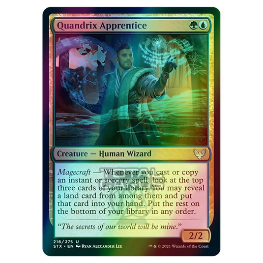 Magic The Gathering - Strixhaven - Quandrix Apprentice - 216/275 (Foil)