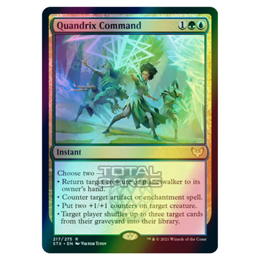 Magic The Gathering - Strixhaven - Quandrix Command - 217/275 (Foil)