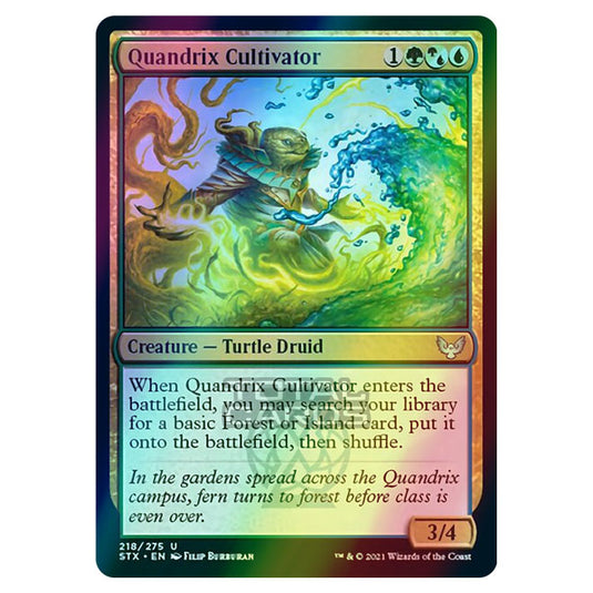 Magic The Gathering - Strixhaven - Quandrix Cultivator - 218/275 (Foil)