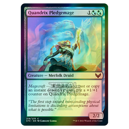 Magic The Gathering - Strixhaven - Quandrix Pledgemage - 219/275 (Foil)