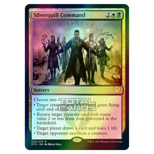 Magic The Gathering - Strixhaven - Silverquill Command - 232/275 (Foil)