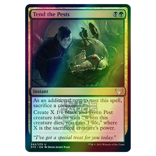 Magic The Gathering - Strixhaven - Tend the Pests - 242/275 (Foil)