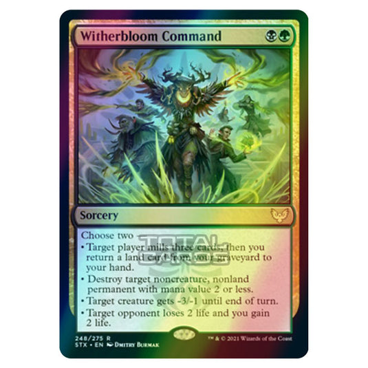 Magic The Gathering - Strixhaven - Witherbloom Command - 248/275 (Foil)