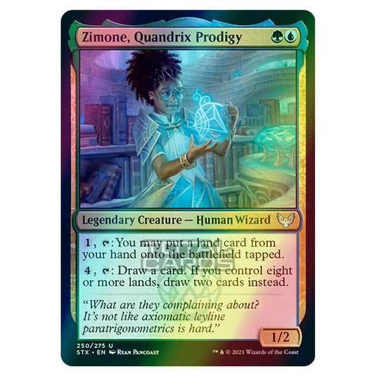 Magic The Gathering - Strixhaven - Zimone, Quandrix Prodigy - 250/275 (Foil)