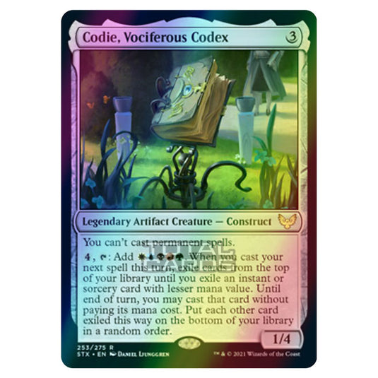 Magic The Gathering - Strixhaven - Codie, Vociferous Codex - 253/275 (Foil)