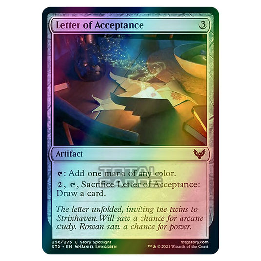 Magic The Gathering - Strixhaven - Letter of Acceptance - 256/275 (Foil)