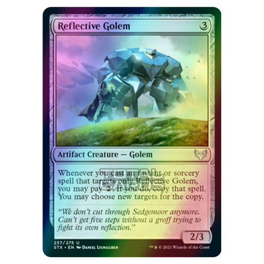 Magic The Gathering - Strixhaven - Reflective Golem - 257/275 (Foil)