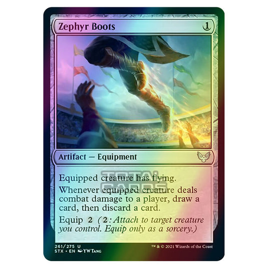 Magic The Gathering - Strixhaven - Zephyr Boots - 261/275 (Foil)