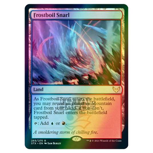 Magic The Gathering - Strixhaven - Frostboil Snarl - 265/275 (Foil)