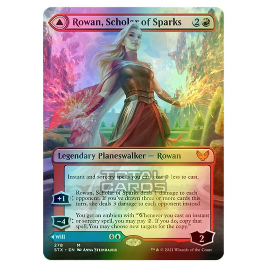 Magic The Gathering - Strixhaven - Rowan, Scholar of Sparks // Will, Scholar of Frost - 278/275 (Foil)