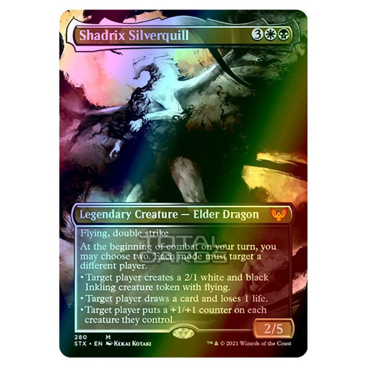 Magic The Gathering - Strixhaven - Shadrix Silverquill - 280/275 (Foil)