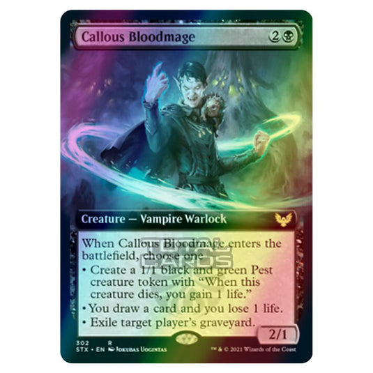 Magic The Gathering - Strixhaven - Callous Bloodmage - 302/275 (Foil)