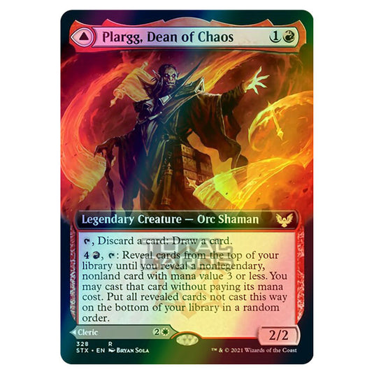 Magic The Gathering - Strixhaven - Plargg, Dean of Chaos // Augusta, Dean of Order - 328/275 (Foil)