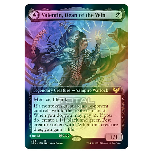 Magic The Gathering - Strixhaven - Valentin, Dean of the Vein // Lisette, Dean of the Root - 333/275 (Foil)