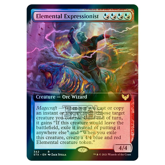 Magic The Gathering - Strixhaven - Elemental Expressionist - 342/275 (Foil)