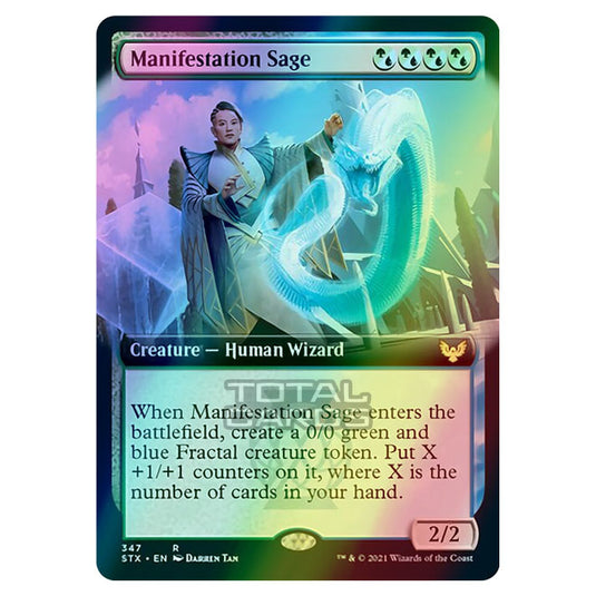 Magic The Gathering - Strixhaven - Manifestation Sage - 347/275 (Foil)