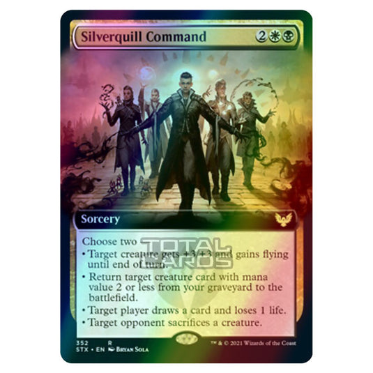 Magic The Gathering - Strixhaven - Silverquill Command - 352/275 (Foil)