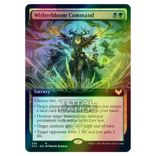 Magic The Gathering - Strixhaven - Witherbloom Command - 356/275 (Foil)