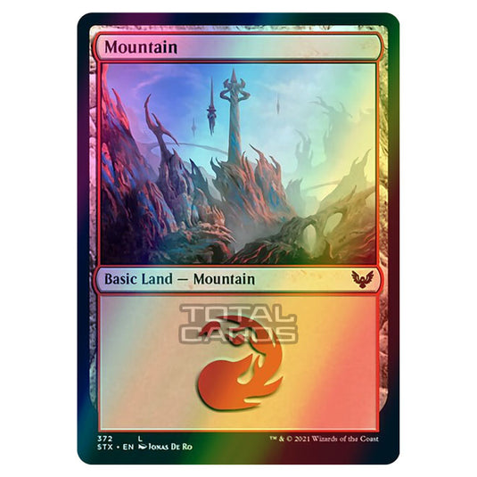 Magic The Gathering - Strixhaven - Mountain - 372/275 (Foil)