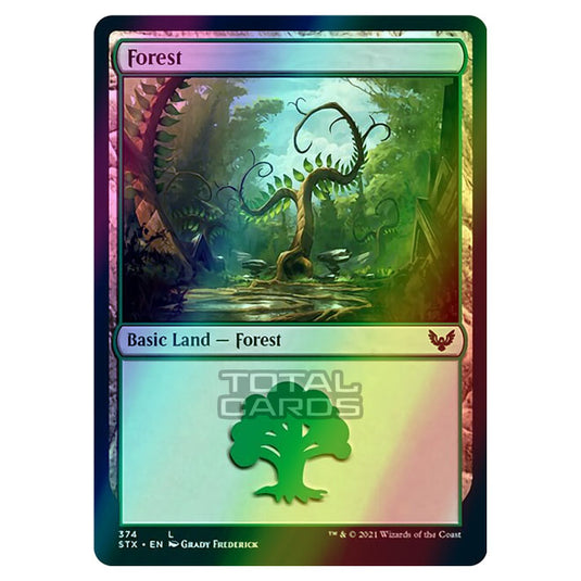 Magic The Gathering - Strixhaven - Forest - 374/275 (Foil)