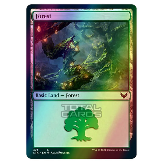 Magic The Gathering - Strixhaven - Forest - 375/275 (Foil)