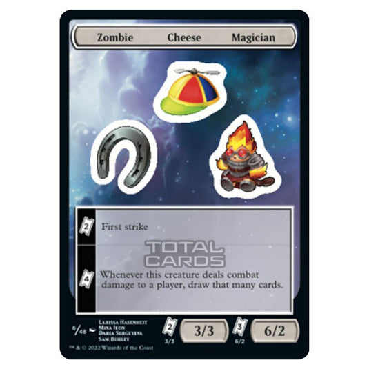 Magic The Gathering - Unfinity - Zombie Cheese Magician - Sticker 6/48
