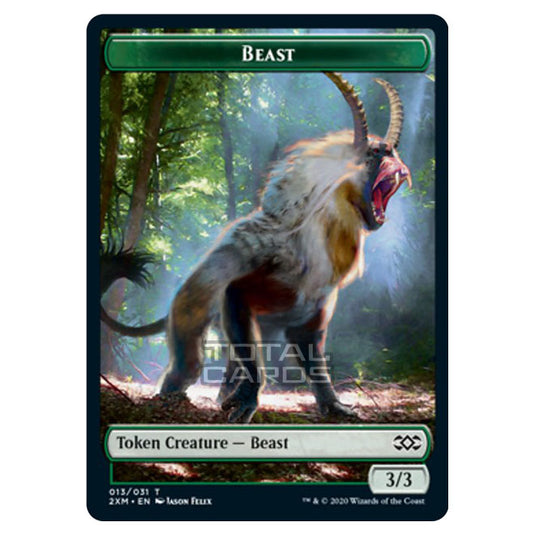Magic The Gathering - Double Masters - Beast - 13/031 - Token
