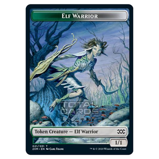 Magic The Gathering - Double Masters - Elf Warrior - 21/031 - Token