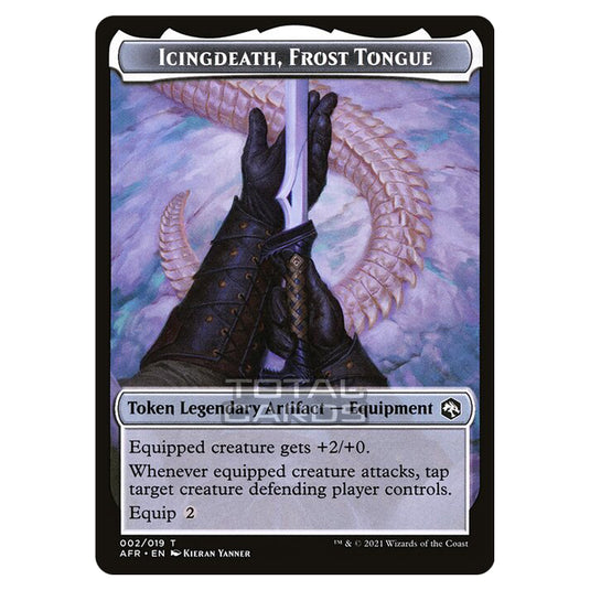 Magic The Gathering - Adventures in the Forgotten Realms - Tokens - Icingdeath, Frost Tongue - 2/22