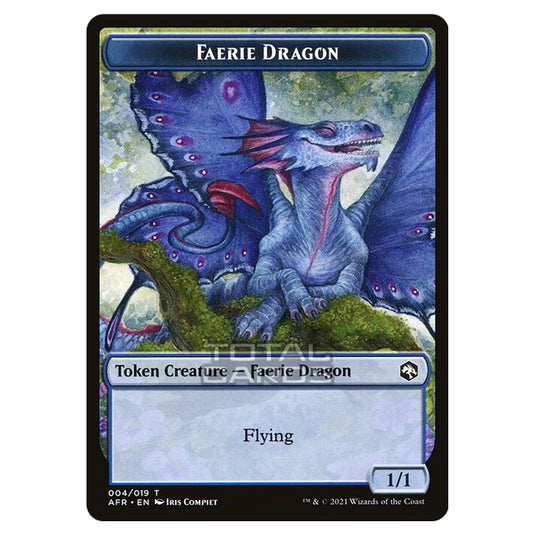 Magic The Gathering - Adventures in the Forgotten Realms - Tokens - Faerie Dragon - 4/22