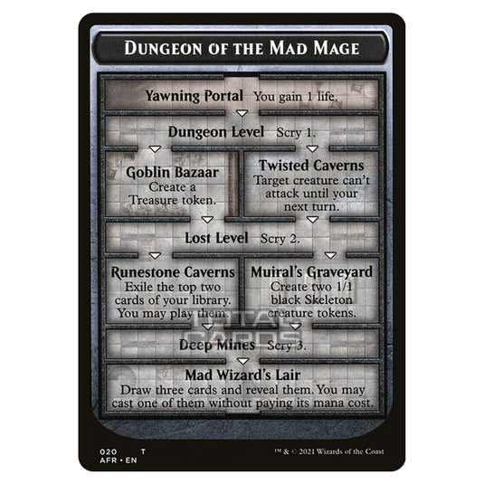 Magic The Gathering - Adventures in the Forgotten Realms - Tokens - Dungeon of the Mad Mage - 20/22