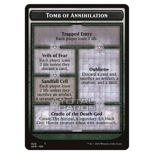 Magic The Gathering - Adventures in the Forgotten Realms - Tokens - Tomb of Annihilation - 22/22