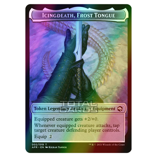 Magic The Gathering - Adventures in the Forgotten Realms - Tokens - Icingdeath, Frost Tongue - 2/22 (Foil)