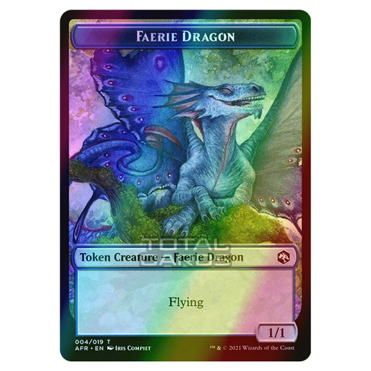 Magic The Gathering - Adventures in the Forgotten Realms - Tokens - Faerie Dragon - 4/22 (Foil)