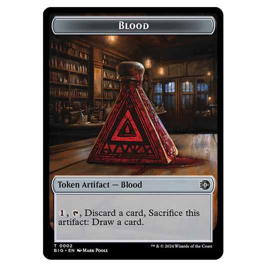 Magic The Gathering - Outlaws of Thunder Junction - The Big Score Tokens - Blood - 0002