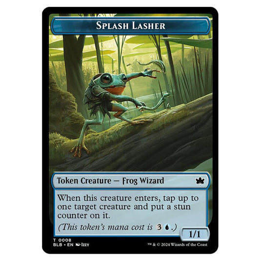 Magic The Gathering - Bloomburrow Tokens - Splash Lasher - 0008