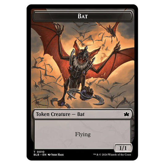 Magic The Gathering - Bloomburrow Tokens - Bat - 0010