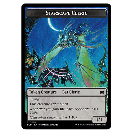 Magic The Gathering - Bloomburrow Tokens - Starscape Cleric - 0015