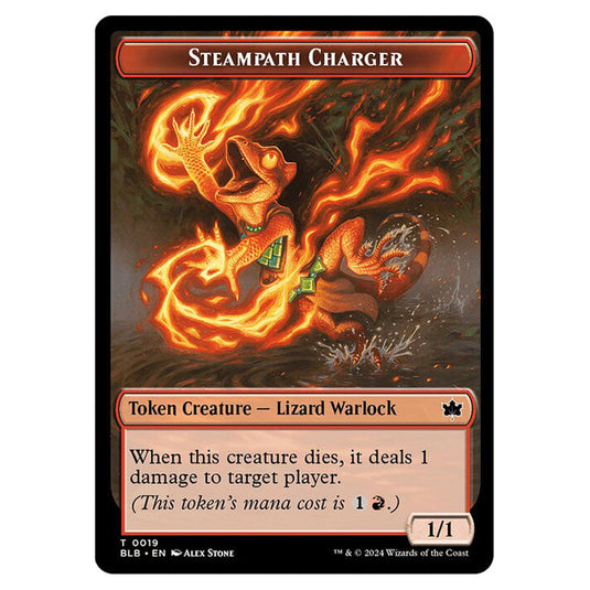 Magic The Gathering - Bloomburrow Tokens - Steampath Charger - 0019