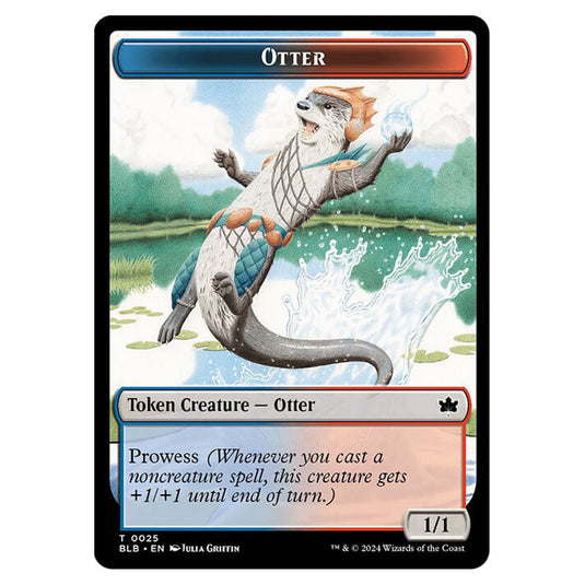 Magic The Gathering - Bloomburrow Tokens - Otter - 0025