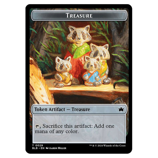 Magic The Gathering - Bloomburrow Tokens - Treasure - 0029