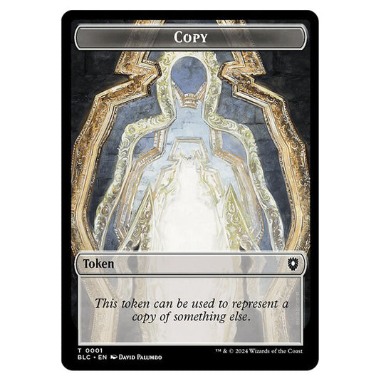 Copy 0001 card from the Magic The Gathering set Bloomburrow Commander Tokens