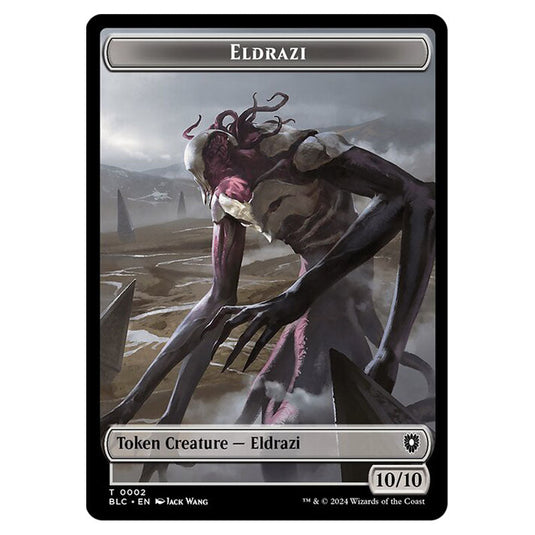 Eldrazi 0002 card from the Magic The Gathering set Bloomburrow Commander Tokens