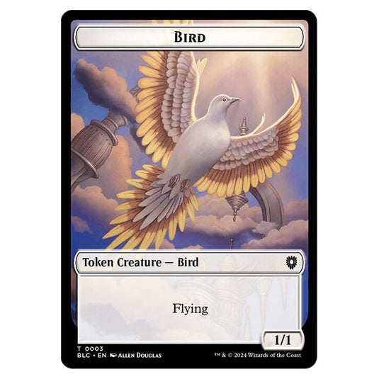 Bird 0003 card from the Magic The Gathering set Bloomburrow Commander Tokens