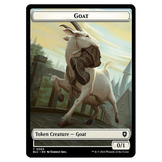 Goat 0005 card from the Magic The Gathering set Bloomburrow Commander Tokens