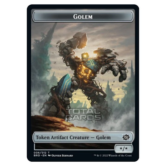 Magic The Gathering - The Brothers War - Tokens - Golem - 006/12