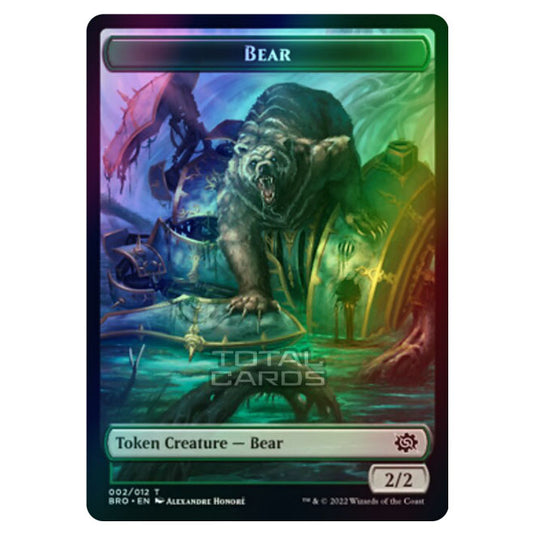 Magic The Gathering - The Brothers War - Tokens - Bear - 002/12 (Foil)