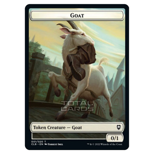 Magic The Gathering - Commander Legends - Battle for Baldur's Gate - Token  - Goat - 001/020