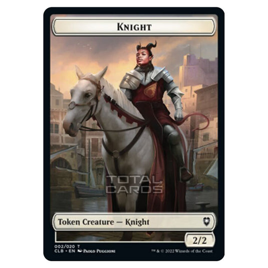 Magic The Gathering - Commander Legends - Battle for Baldur's Gate - Token  - Knight - 002/020