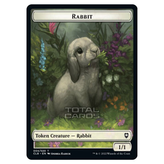 Magic The Gathering - Commander Legends - Battle for Baldur's Gate - Token  - Rabbit - 004/020